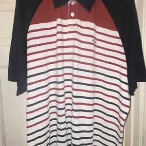Oakley Casual Black and Red Button Down Shirt